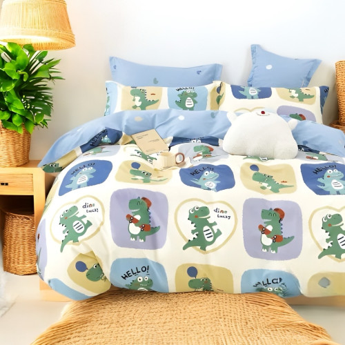 Комплект постільної білизни підлітковий 214х150 см Сатин Twill (СТ-732)