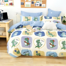 Комплект постільної білизни підлітковий 214х150 см Сатин Twill (СТ-732) Комплект постільної білизни підлітковий 214х150 см Сатин Twill (СТ-732)