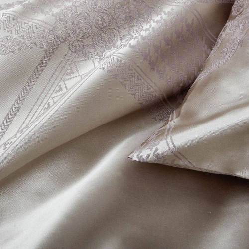 Комплект Постільної Білизни Евро 240 х 260 см Tiare Сатин Жакард Однотонний (СТ-2107Е)