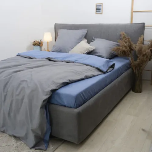Комплект Постільної Білизни Двоспальний 220 х200 см Сатин Twill Принт (СТ-725Д)