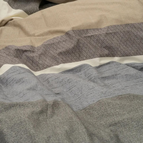 Комплект Постільної Білизни Полуторний 150 х 220 см Сатин Twill Принт (СТ-743П)