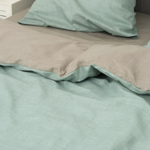 Комплект Постельного Белья Полуторный 150 х 220 см Сатин Twill Принт (СТ-746П)