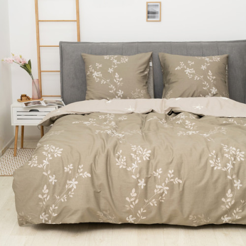 Комплект Постільної Білизни Двоспальний 200 х 220 см Сатин Twill Принт (СТ-791Д)