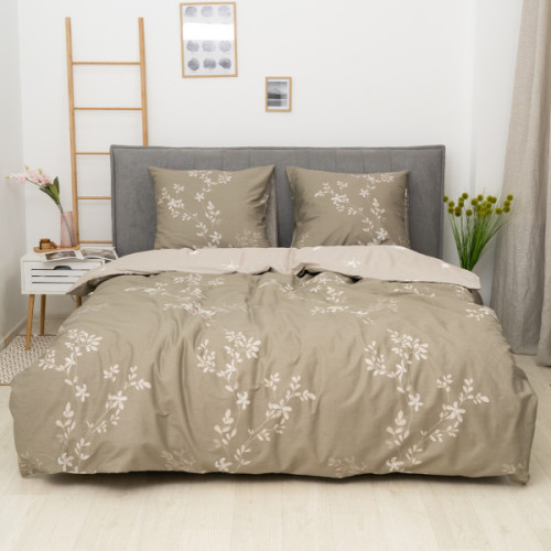 Комплект Постільної Білизни Двоспальний 200 х 220 см Сатин Twill Принт (СТ-791Д)